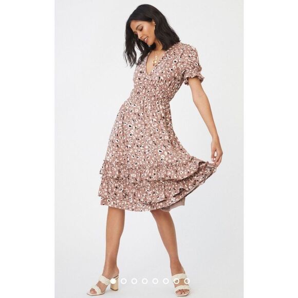 Anthropologie x Hutch Ria Ruffled Dress Size 1X - Picture 1 of 10